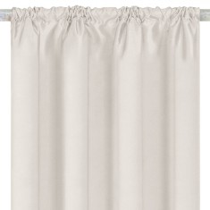 Draperie Decorativă, Stofă, Bandă, Culoare Ecru, Dimensiuni 140x260 cm