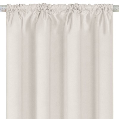 Draperie Decorativă, Stofă, Bandă, Culoare Ecru, Dimensiuni 140x260 cm foto