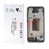 LCD+Touchscreen cu Rama Samsung Galaxy A35 5G / A356 NAVY Original Service Pack
