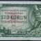 Bancnota 100 KORUN / COROANE - RS CEHOSLOVACIA, anul 1961 * Cod 20 = excelenta