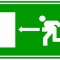 Semn pentru directie in stanga