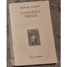 Universul prozei - Nicolae Balota