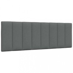 vidaXL Pernă pentru tăblie de pat, Hanko, gri &icirc;nchis, 120 cm, material textil 4019157