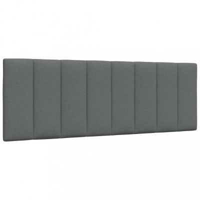 vidaXL Pernă pentru tăblie de pat, gri &amp;icirc;nchis, 120 cm, material textil 4019157 foto
