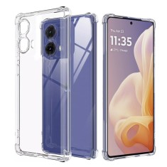 Husa Motorola Moto G85 Techsuit Shockproof Clear Silicone, transparenta foto
