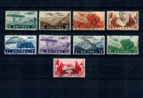 Eritrea Italiana 1936 - Posta Aeriana, serie incompleta, stampilata