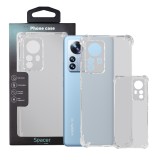 Husa Xiaomi 12 Pro Spacer, transparenta, grosime 1.5mm, protectie suplimentara antisoc la colturi, material flexibil TPU &quot;SPPC-XI-12P-CLR&quot;
