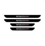 Set 4 Stickere Negre Pentru Praguri Renault Sport