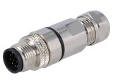 Mufă M12 12P Tată pe Cablu IP67