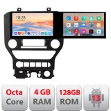 Navigatie Ford Mustang 2015-2020 Kit-MUSTANG-navi Edotec 2 ecrane 8 core 4+128 21.6 inch Incell android Wifi 5Ghz gps internet CarStore Technology