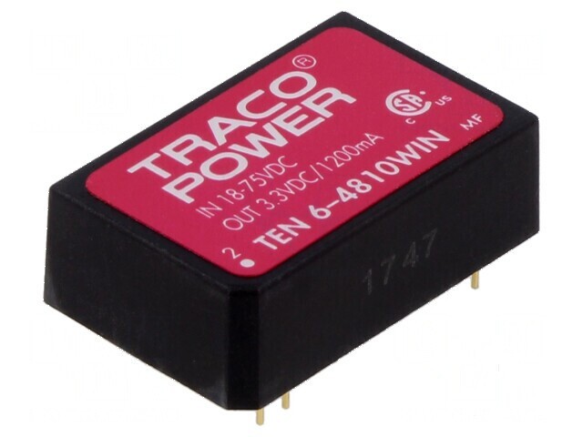 Convertor DC/DC 6W 18-75V la 3,3V 1200mA