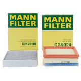 Pachet Revizie Filtru Aer + Polen Mann Filter Bmw Seria 3 F30 2011-2018 316-325d C24024+CUK25001, Mann-Filter
