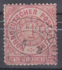 Germania - nord postbezirk, 1869, stampilat (G1)