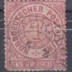 Germania - nord postbezirk, 1869, stampilat (G1)