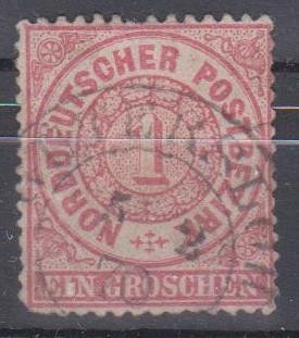 Germania - nord postbezirk, 1869, stampilat (G1) foto