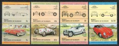Bequia 1984 Mi 42/49 MNH - Automobile foto