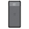 Baterie Reincarcabila, Powerbank 10.000 mAh, Display LED, Li-Po, 2 X USB, 1 X USB-C, 37Wh, 135.5 &times; 67 &times; 15 mm, Negru