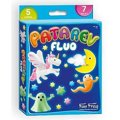 Patarev Fluo - Plastilina elastica si cauciucata foto