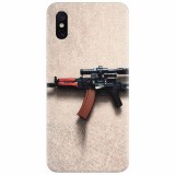 Husa silicon pentru Xiaomi Mi 8 Pro, AK Kalashnikov Gun Of Military