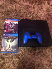 PlayStation 4 |1Tb + Controller + 2 Jocuri foto