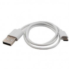 Cablu SSK UC-H306 USB 2.0 Type-A tata - USB Micro-B tata alb 60 cm