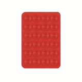 Cumpara ieftin Suport universal rosu 8 x 5,5 x 1 cm pentru telefon, silicon flexibil