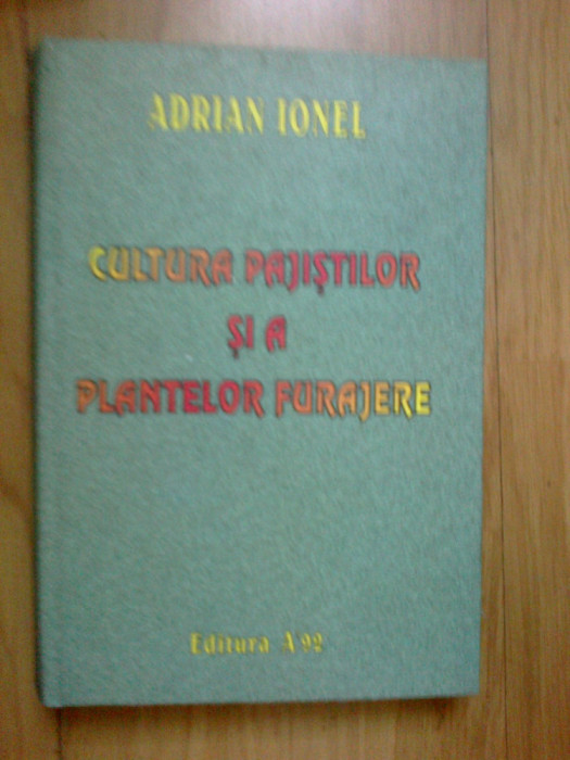 n7 Cultura pajistilor si a plantelor furajere - Adrian Ionel