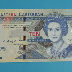 Statele Est Caraibeene 10 Dollars 2012-15 'Portul Admiralitatii' UNC