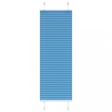 VidaXL Jaluzea plisată Albastru 45x150 cm Lățime țesătură 44,4 cm