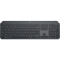 Tastatura wireless Logitech MX Keys Advanced wireless, USB/Bluetooth, Gri foto