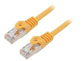 Cabluri Patch F/UTP 3m 26AWG CCA PVC Galben, Lanberg