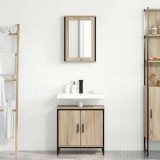 Cumpara ieftin Set de mobilier pentru baie 2 buc. Maro 60 x 30 x 60 cm