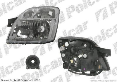 Far Kia Picanto (Sa), 01.2004-02.2008, partea Dreapta, H4; electric; cu motor, DEPO foto