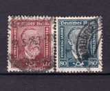 Cumpara ieftin ✅ (S44) Germania Reich 1924 &quot; Heinrich von Stephan&quot; serie Michel 362/363 , stampilata