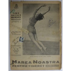 MAREA NOASTRA PENTRU TINERET , ORGANUL DE PROPAGANDA PENTRU TINERET AL &#039; LIGII NAVALE ROMANE &#039; , ANUL VIII , NR. 59 , APRILIE - IUNIE , 1945
