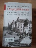 Orasul gasit in cutie: O cronica afectiva a Bucurestiului- Gabriela Tabacu