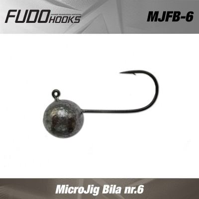 Micro Jig Fudo Bila nr.6 BN black nickel 5gr 9buc/plic foto