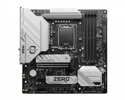 Placa de baza MSI B760M PROJECT ZERO &amp;quot;B760M PROJECT ZERO&amp;quot; foto