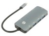 Adaptor USB 3.0-3.1 Nichelat 0,15m Negru 10Gbps Argintiu, VCOM