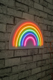 Decoratiune luminoasa LED, Rainbow, Benzi flexibile de neon, DC 12 V, Multicolor, Neon Graph
