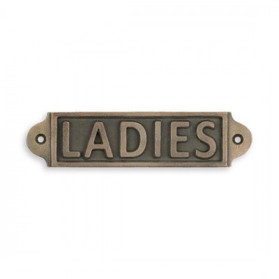 Placheta din fonta pentru toaleta doamnelor IA-63 foto