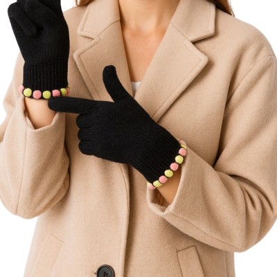 Manusi dama touchscreen colorate foto