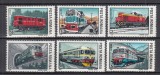 ROMANIA 1987 LP 1186 LOCOMOTIVE SERIE STARE MNH