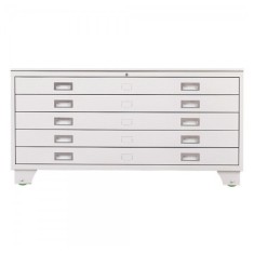 Dulap metalic pt. Desene, Harti A0 cu 5 sertare, 1300x930x640 mm (LxlxH), Asamblat, PLUS