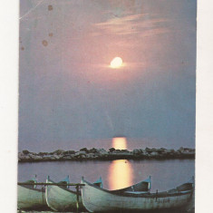 RF37 -Carte Postala- Noaptea pe Litoral, circulata 1985