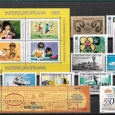 C5104 - lot timbre nestampilate Romania MNH serii complete,perfecta stare