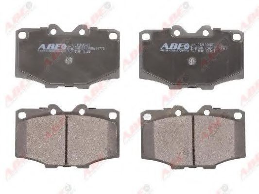 Set placute frana,frana disc TOYOTA HILUX II pick-up (LN8, RN5, LN6, YN6, YN5, LN5, RN6) (1983 - 2005) ABE C12036ABE