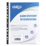 Set 20 folii protectie A4 Strigo, perforate, transparente