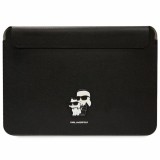 Husa laptop 14 inch Guess magnet, negru, KLCS14SAKCPMK