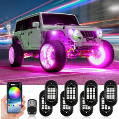 Kit Lumini submasina RGB ROCK LIGHT 8 module Cod : SPT1508C2-8 12V Automotive TrustedCars